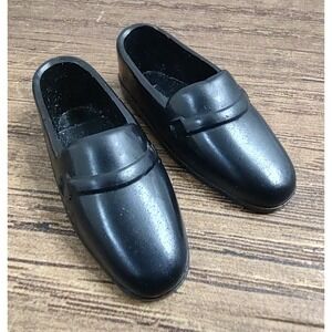 Ken Barbie Doll  Replacement Black Formal Shoes Loafers Z1
